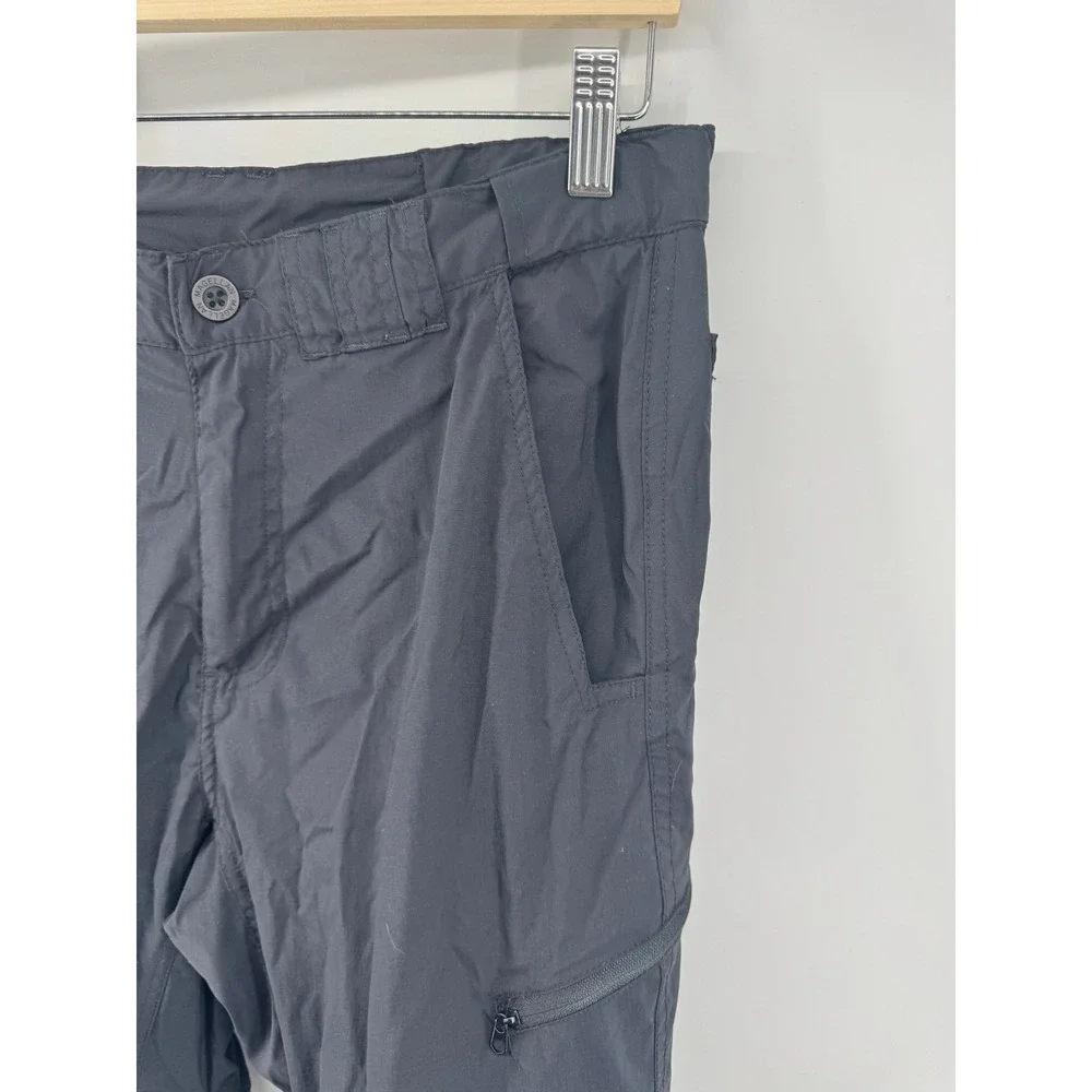 Magellan Outdoors Fish Gear Convertible Pants Mens Small Black Water Repellent